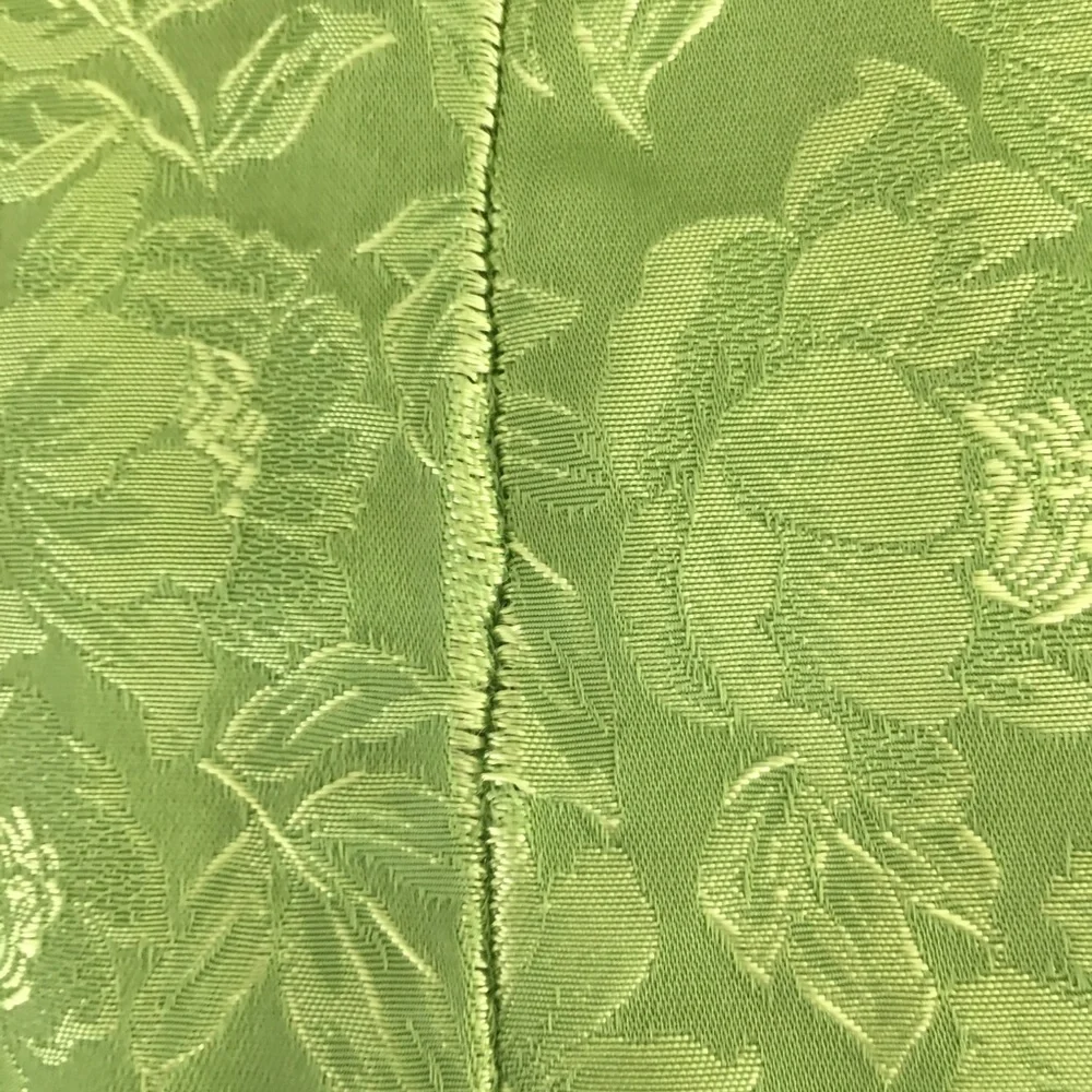 TRUE VINTAGE Green Floral 2PC Sheath Dress & Jackt - Picture 9 of 9